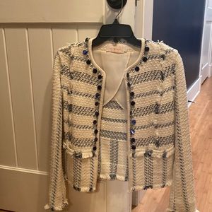 Tory Burch jeweled blazer